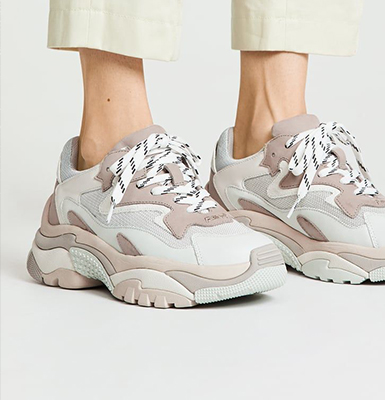 Damskie ocieplane sportowe buty