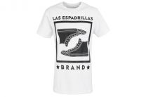 Męskie t-shirty Las Espadrillas 46530-F255 (biały)