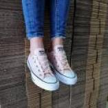 Damskie trampki Converse Chuck Taylor All Star Washed Ox Coral/Black/White 563412C
