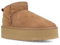 Damskie ocieplane buty Forester Salzburg 2301-1103 Cappucino Real Sheepskin