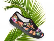 Damskie tenisówki Las Espadrillas 8214-2750 (pomarańczowy/czarny)