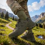 Męskie taktyczne buty Forester Low Force Khaki Waterproof B24W004A-17FO Vibram