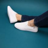 Męskie слипоны Las Espadrillas Eco Soft 6088-1313 Optical White