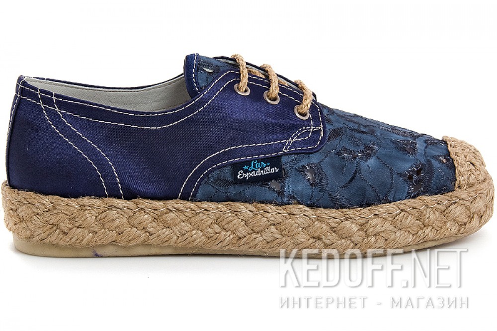Damskie tenisówki Las Espadrillas 558203 (niebieski) описание