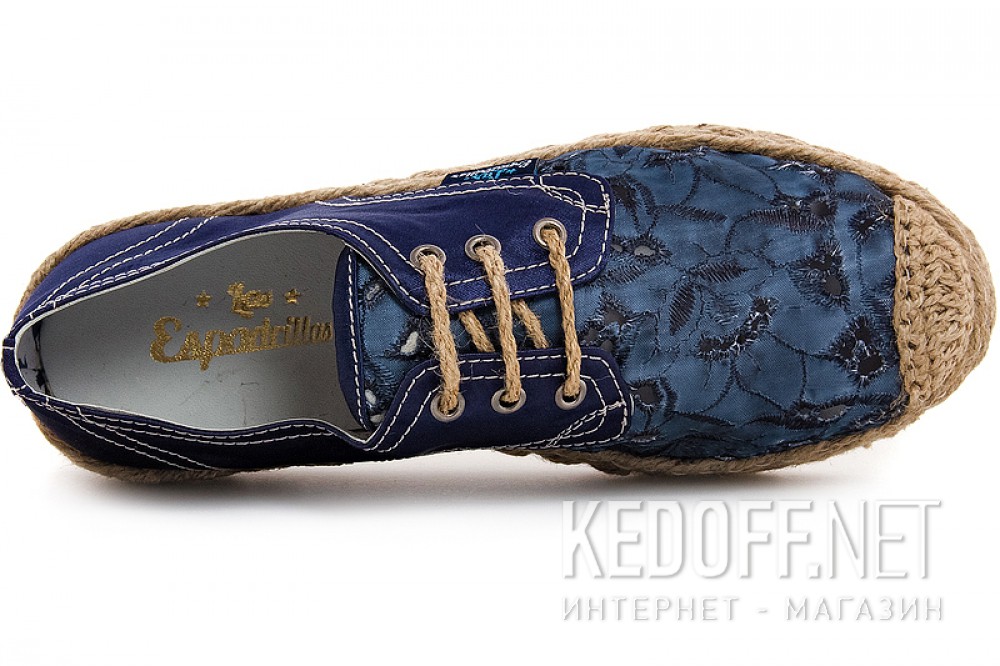 Damskie tenisówki Las Espadrillas 558203 (niebieski) все размеры
