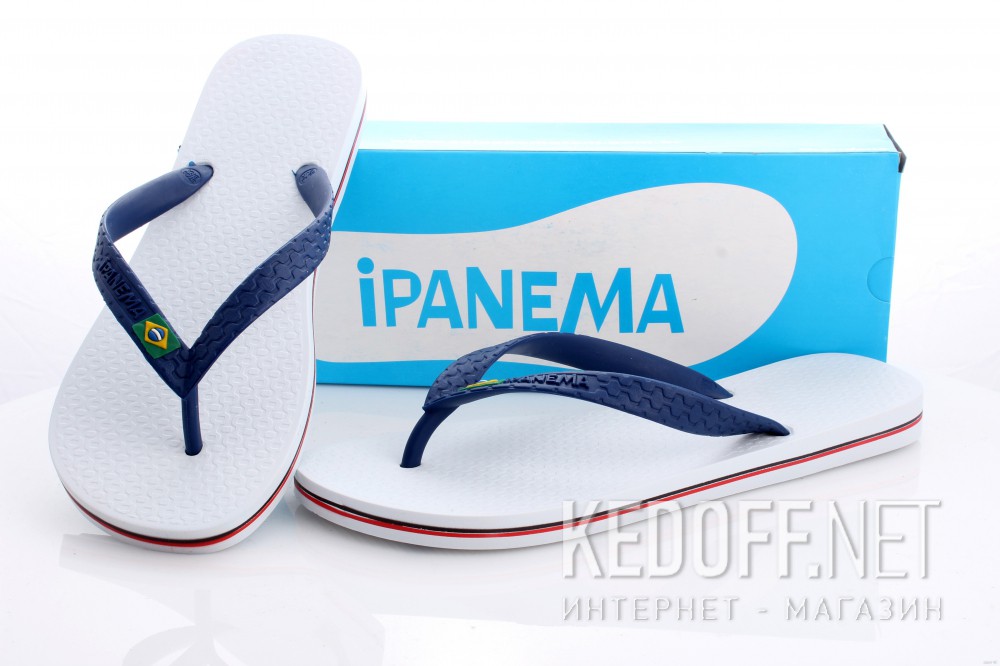 Męskie obuwie plażowe Ipanema Classic Brasil 80415 - 21192 (biały) купить Украина