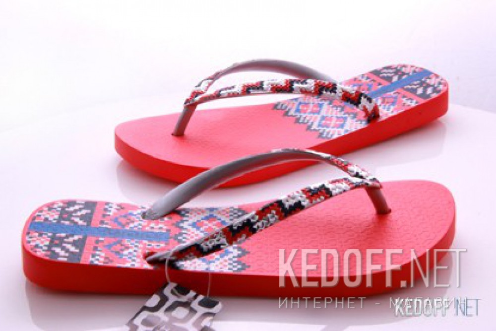 Оригинальные Damskie klapki Rider 80859-22948 (czerwony)