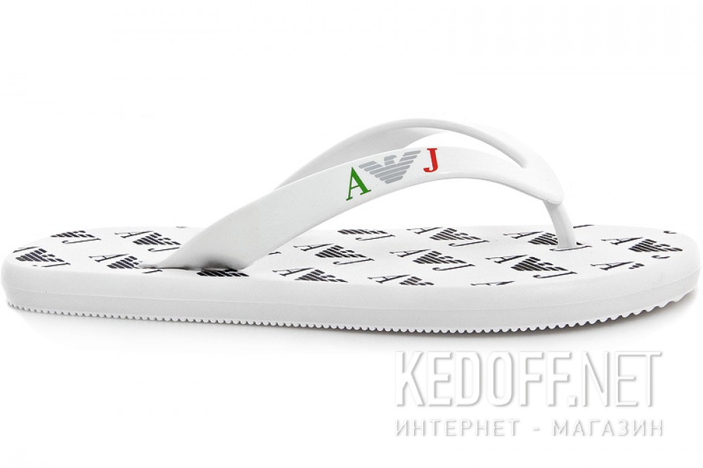 Białe japonki Armani Jeans R6548-13 XK Made in Italy (biały) купить Украина