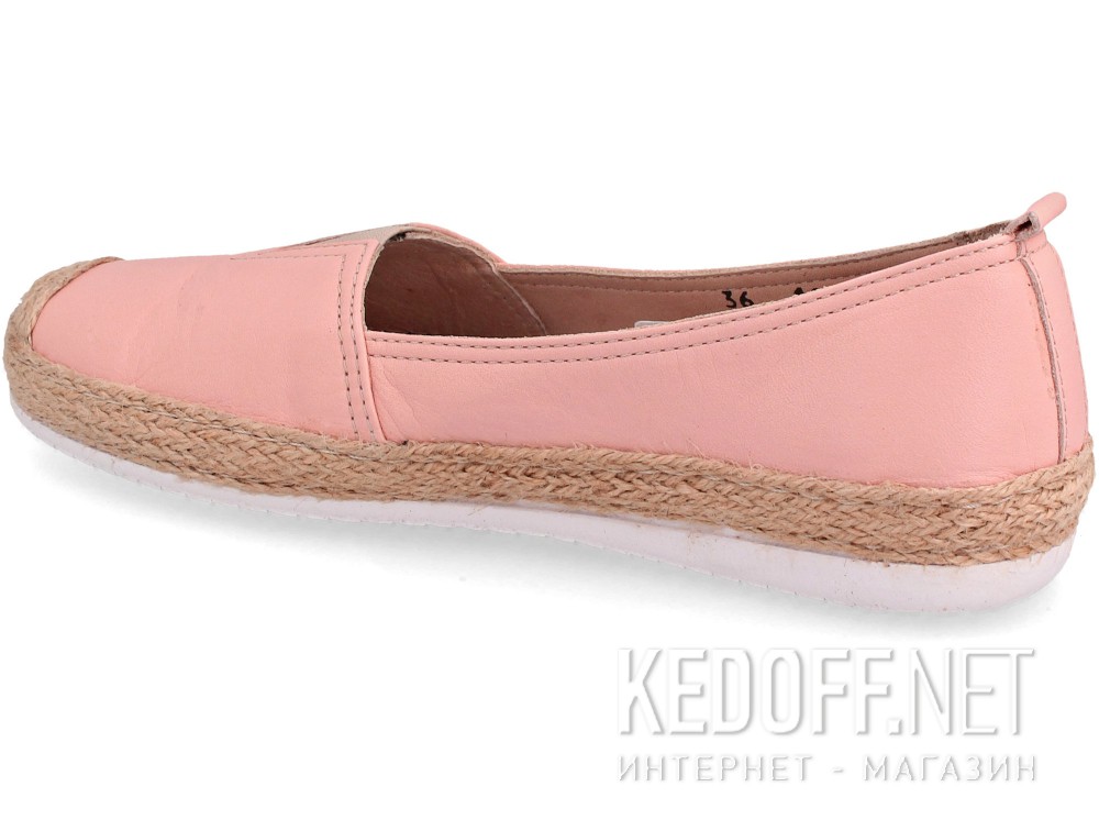Skórzane mokasyny Las Espadrillas 10119-34 (Różowy) купить Украина