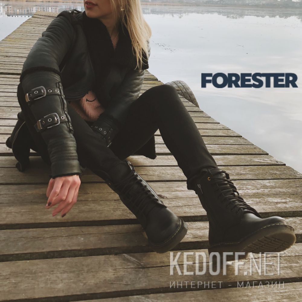 Buty Forester Serena Black Zip 1460-27 Фото 14