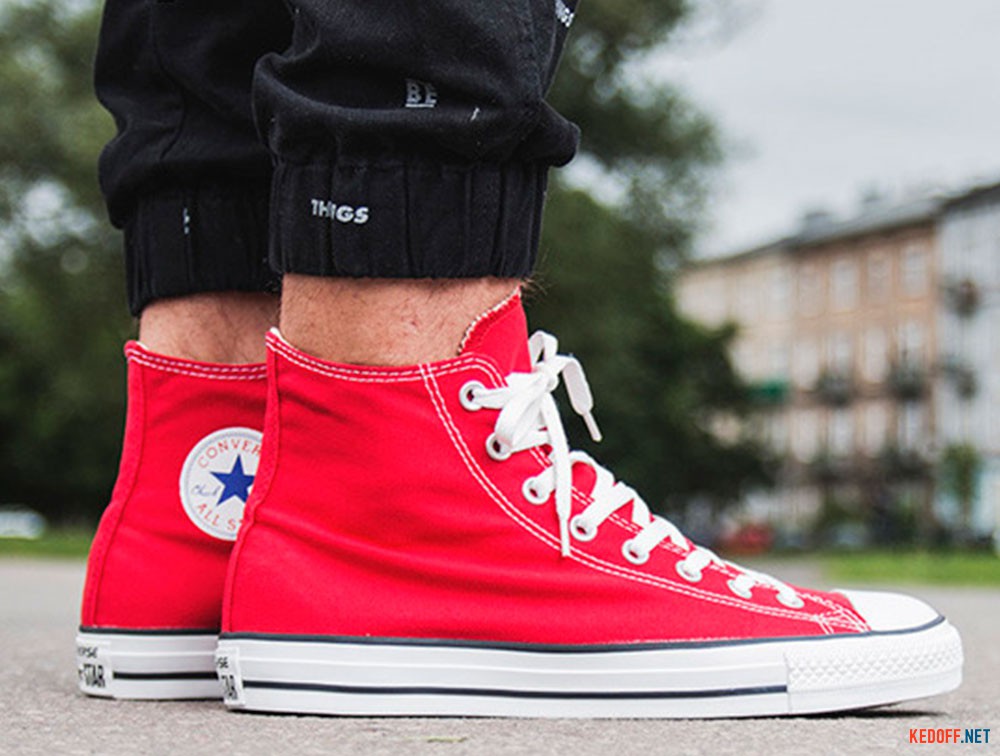 Trampki Converse Chuck Taylor All Star Hi M9621 unisex (czerwony) Фото 10