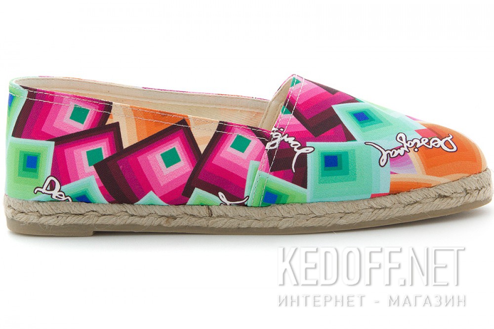 Эспадрильи Desigual 41HS539/3043 (turkusowy/pomarańczowy/różowy/zielony/fioletowy/czerwony) описание