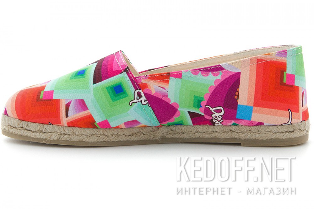 Оригинальные Эспадрильи Desigual 41HS539/3043 (turkusowy/pomarańczowy/różowy/zielony/fioletowy/czerwony)