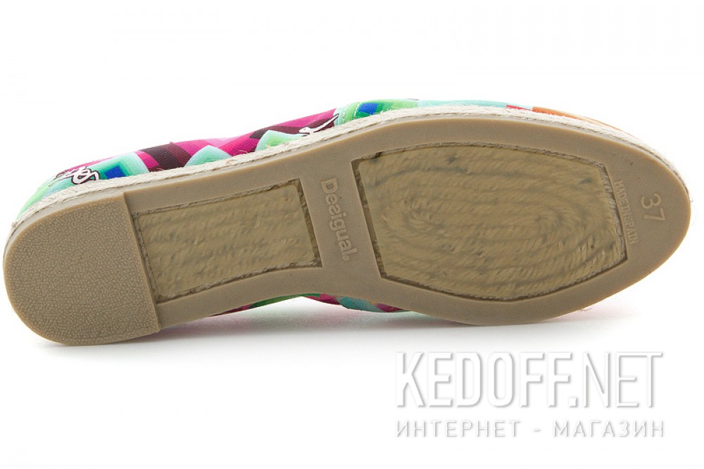 Цены на Эспадрильи Desigual 41HS539/3043 (turkusowy/pomarańczowy/różowy/zielony/fioletowy/czerwony)