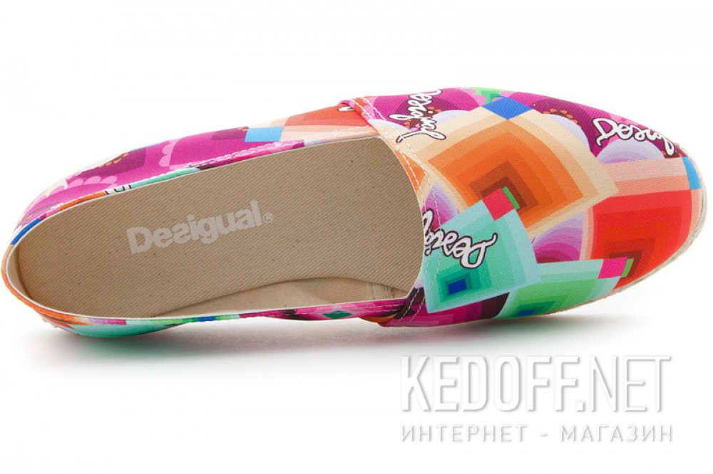 Эспадрильи Desigual 41HS539/3043 (turkusowy/pomarańczowy/różowy/zielony/fioletowy/czerwony) все размеры