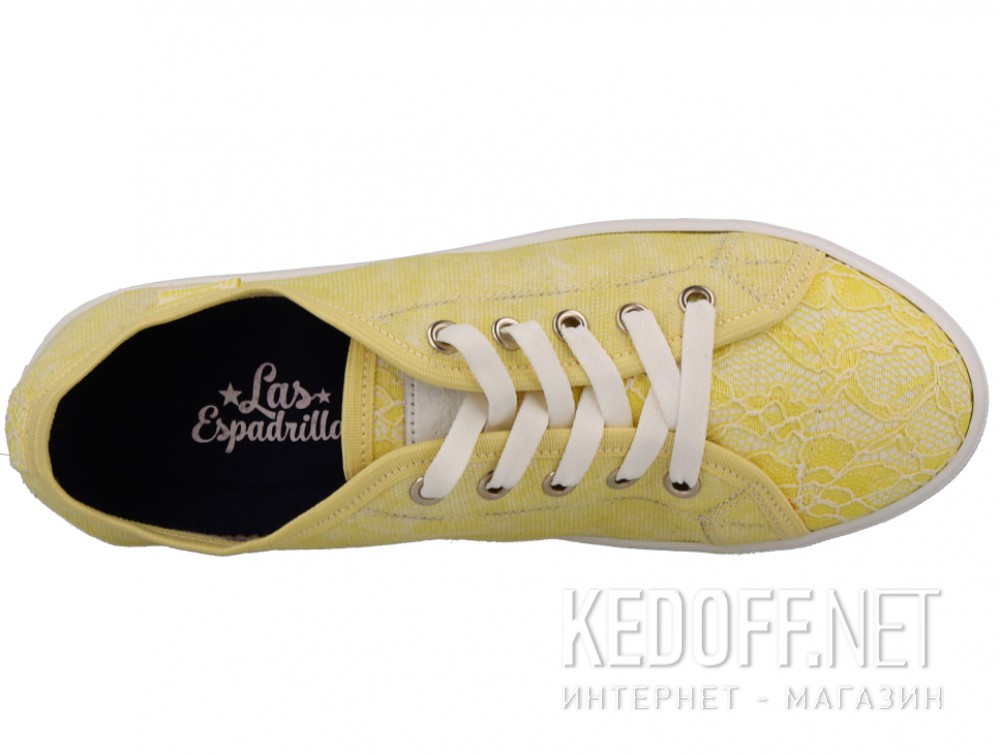 Цены на Trampki Las Espadrillas Yellow Wash 5099-21 (żółty)