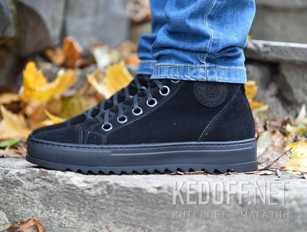 Męskie Forester Black Suede 70127-127 Фото 12