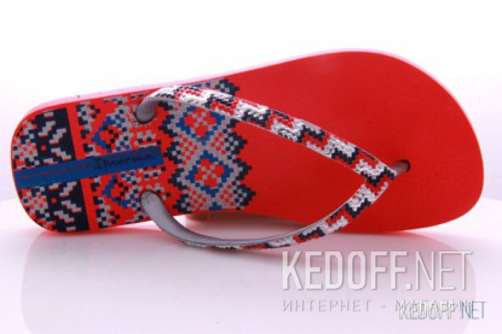 Damskie klapki Rider 80859-22948 (czerwony) все размеры