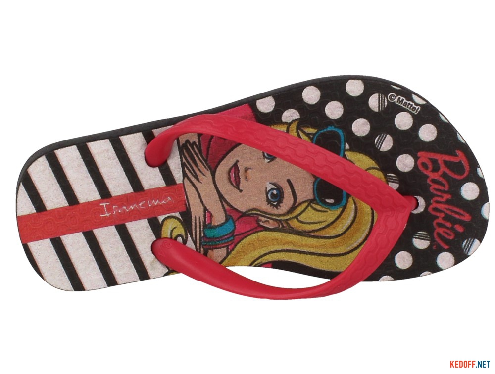 Dziecięce obuwie plażowe Ipanema Barbie III Kids 35614-20753 (różowy) описание