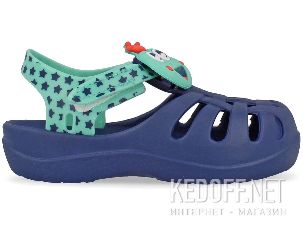 Оригинальные Sandały Ipanema Summer III Baby 81948-23566 (ciemno-niebieski/zielony)
