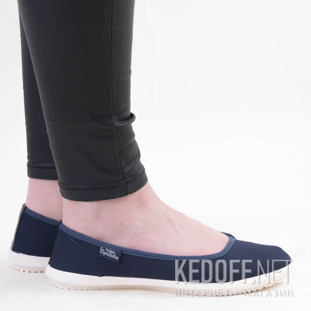 Damskie baleriny Las Espadrillas 1920-1 Blue все размеры