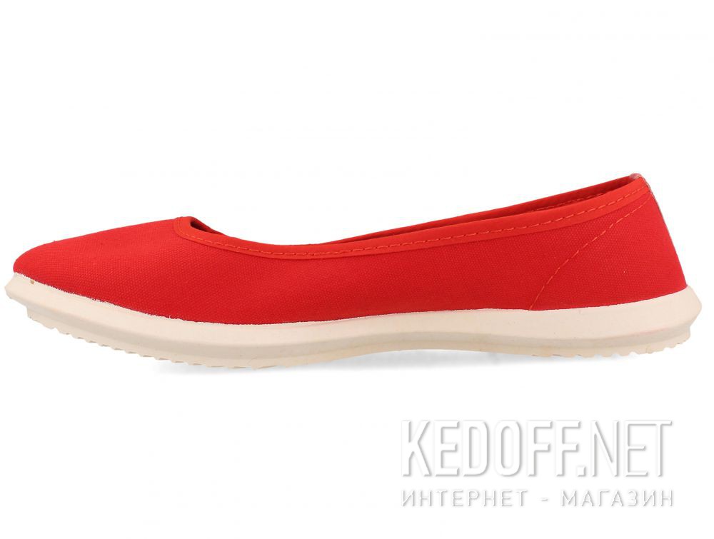 Damskie baleriny Las Espadrillas 1920-2 Red Original описание