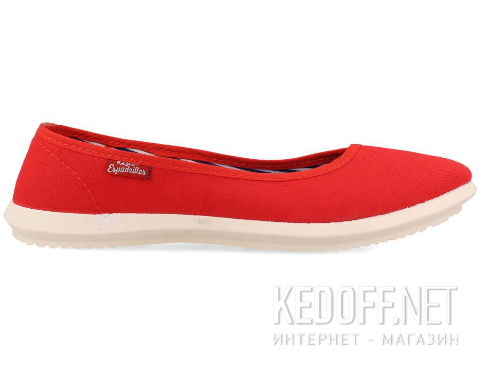 Оригинальные Damskie baleriny Las Espadrillas 1920-2 Red Original