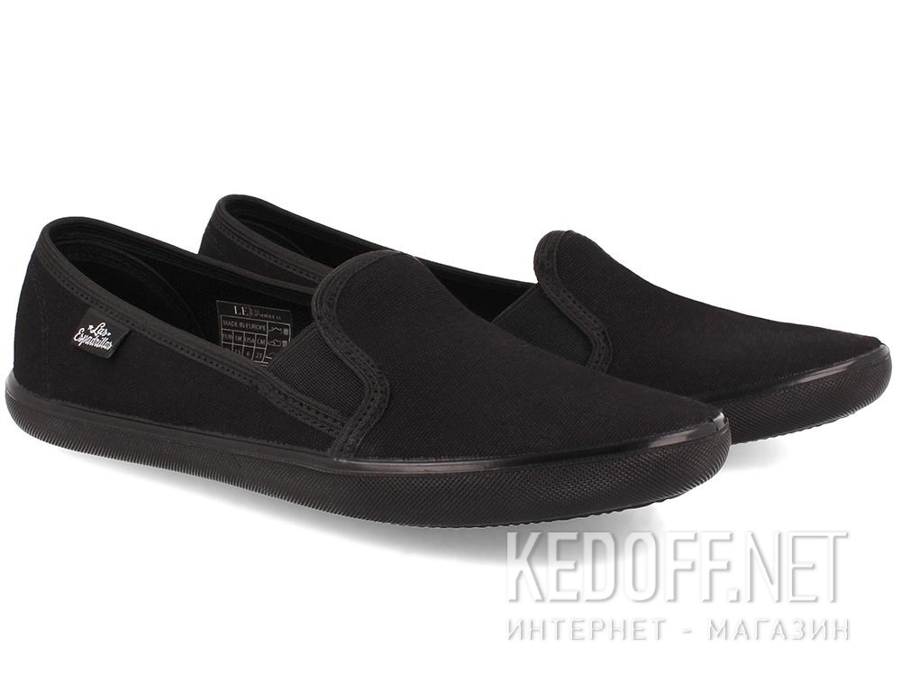 Damskie baleriny Las Espadrillas LE003-27 Black купить Украина