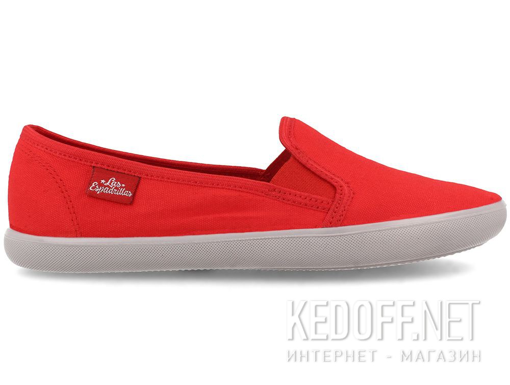 Оригинальные Damskie baleriny Las Espadrillas LE003-47 Red