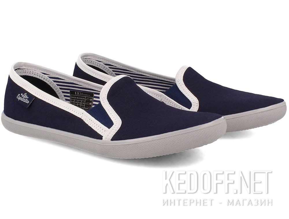 Damskie baleriny Las Espadrillas LE003-8937 Original Navy купить Украина