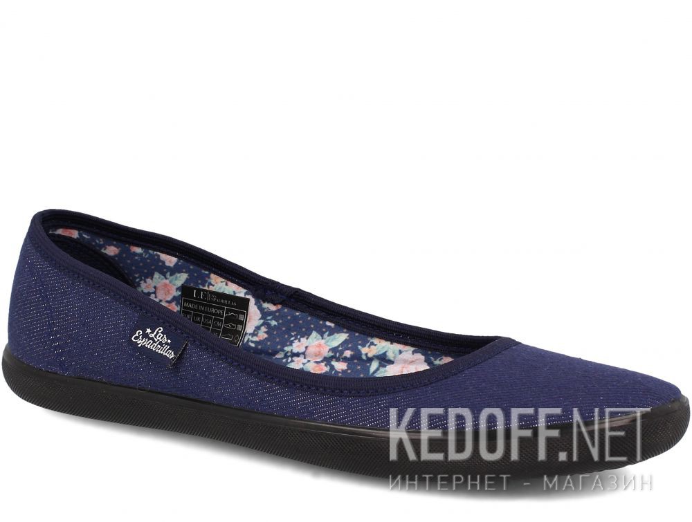 Dodaj do koszyka Damskie baleriny Las Espadrillas LE2203-42 Lacoste Black Navy