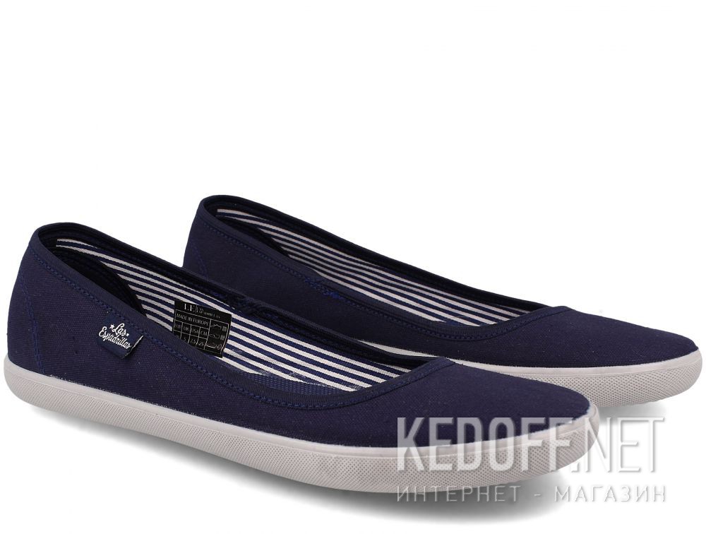 Damskie baleriny Las Espadrillas LE2203-8937 Slim Navy купить Украина