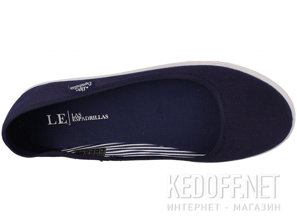 Цены на Damskie baleriny Las Espadrillas LE2203-8937 Slim Navy