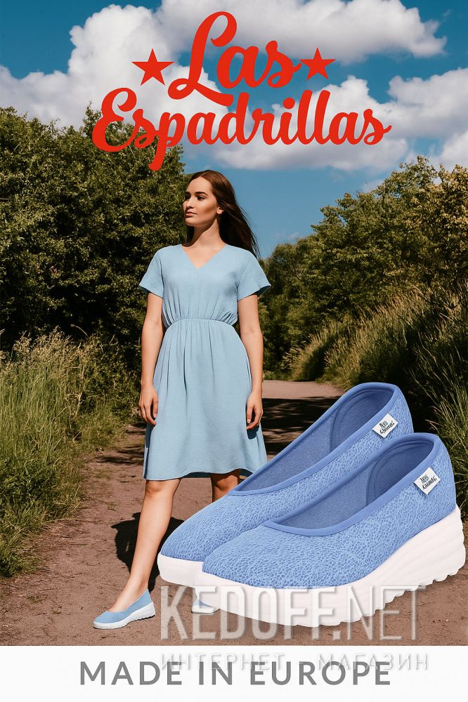 Damskie balerinki Las Espadrillas Mesh 2622-40