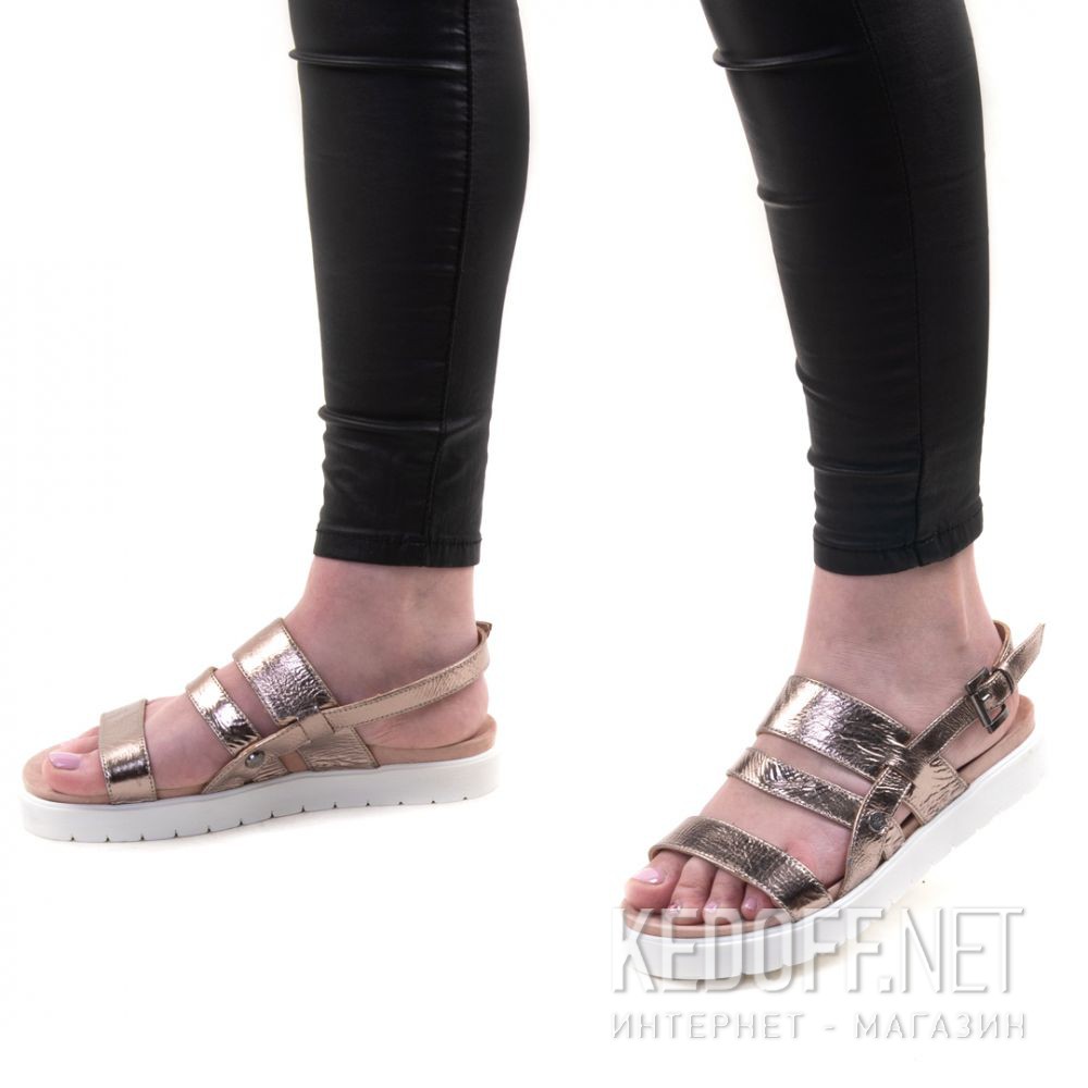 Dostawa Las Espadrillas Metallic Bronze 20436-29