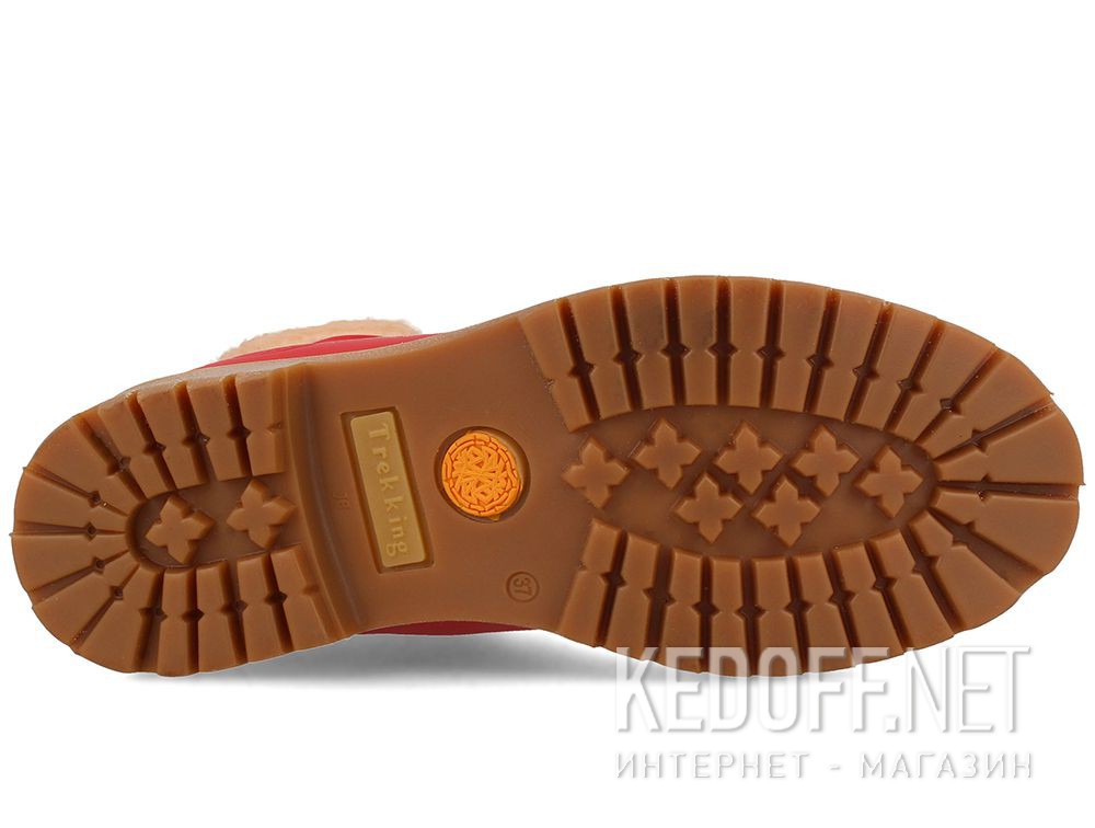 Damskie buty Forester Red Lthr Yellow Boot 0610-247 все размеры