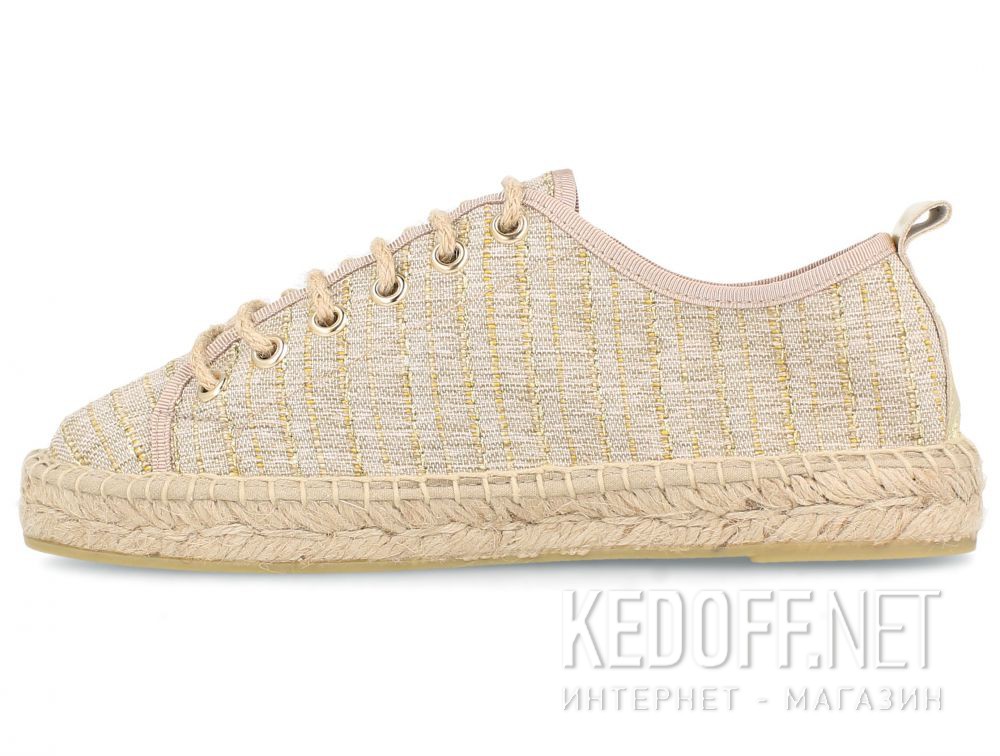 Damskie эспадрильи Las Espadrillas Oro FE0894-18 Made in Spain купить Украина
