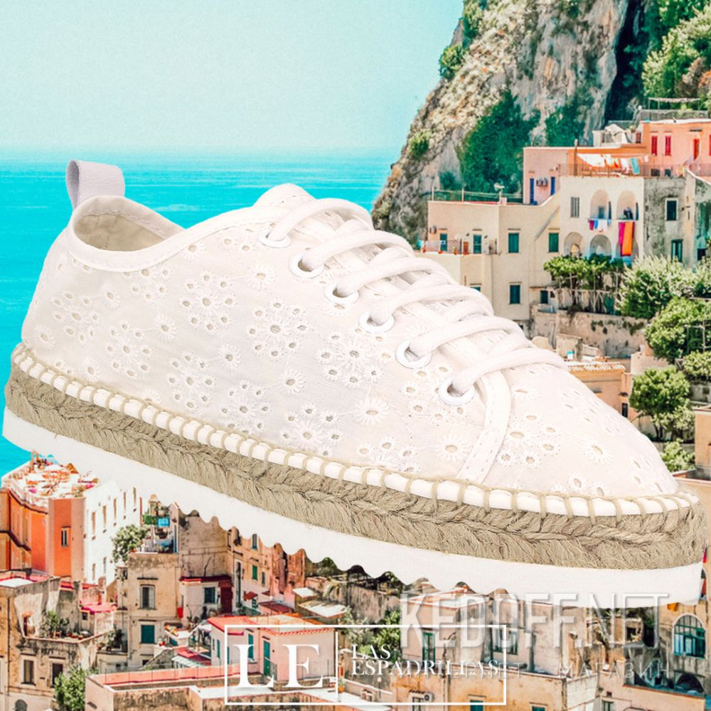 Damskie espadrilles Las Espadrillas Sunflower FE0897-13 Made in Spain все размеры