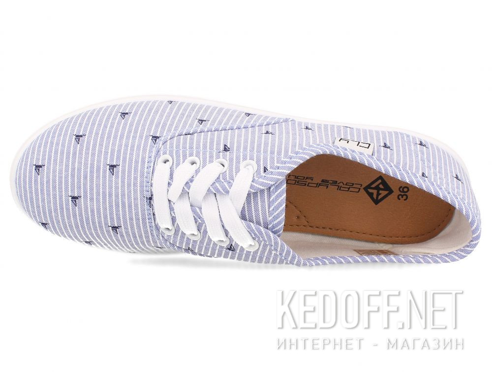 Damskie trampki Calypso Casual Light Blue 9610-002 описание