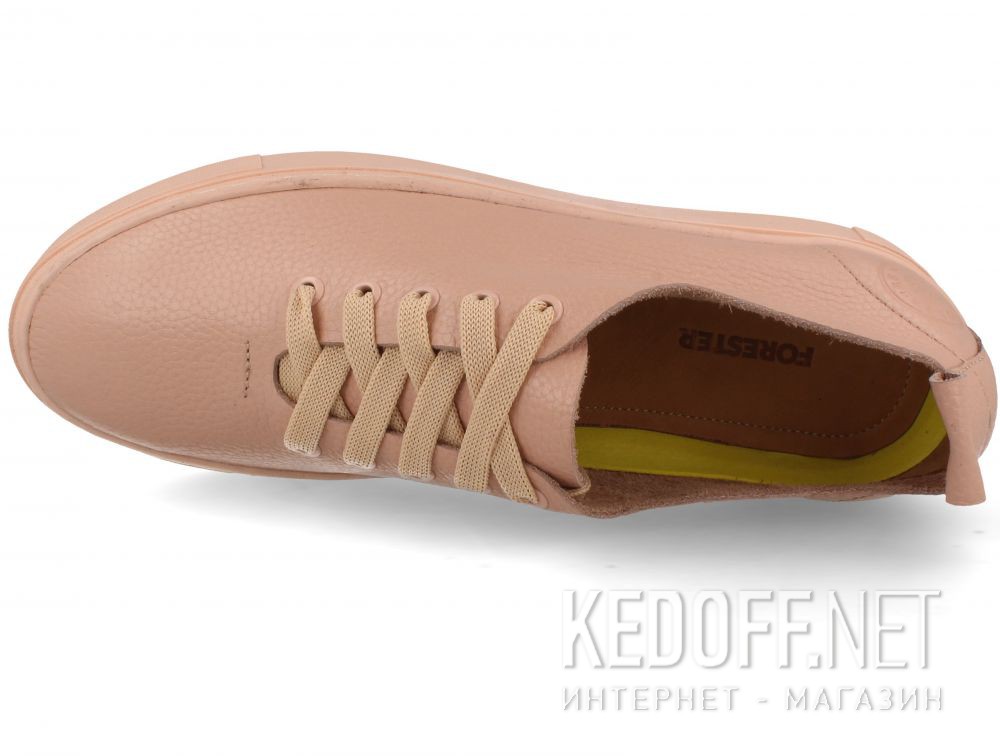 Damskie tenisówki Forester Mono Pudra 6572 skóra Naturalna описание
