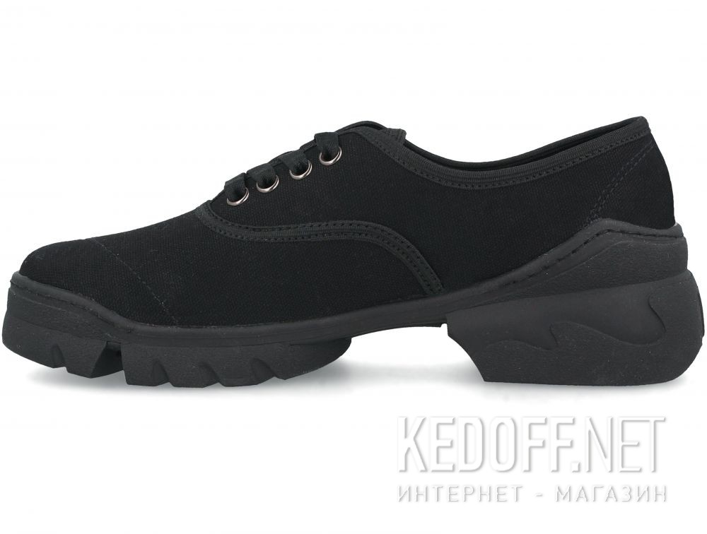 Оригинальные Damskie tenisówki Las Espadrillas Buffalo Black 1001-277