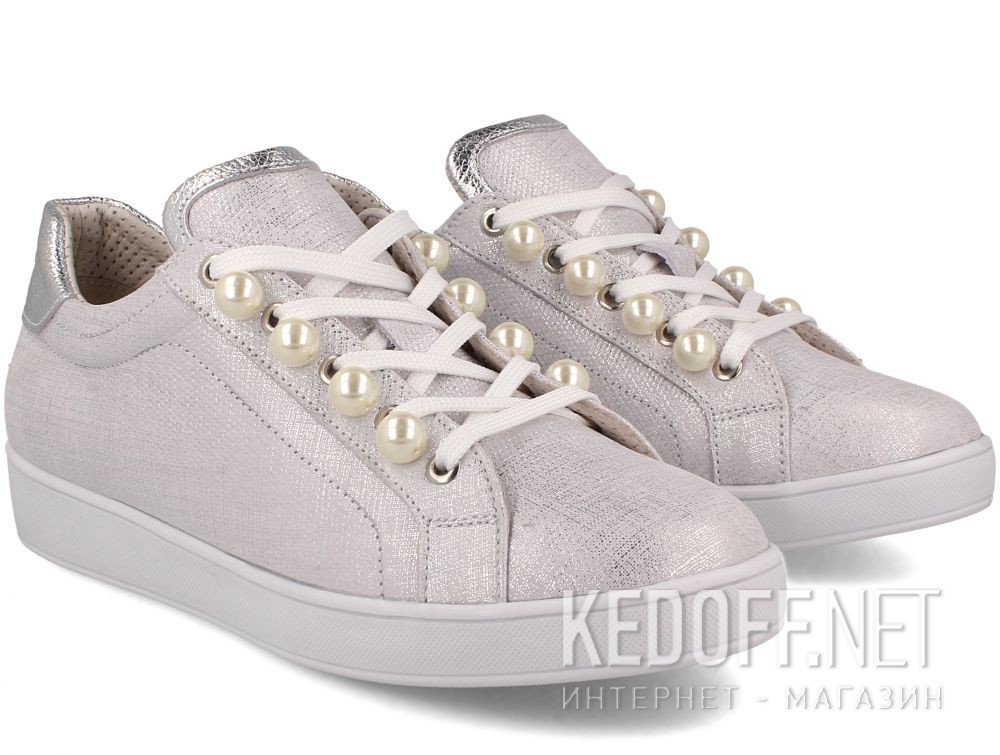 Damskie tenisówki Las Espadrillas Silver Pearl 1541-14 купить Украина