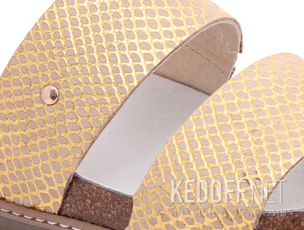 Оригинальные Medyczna buty Las Espadrillas 07-0270-004 (золотистий/beżowy)