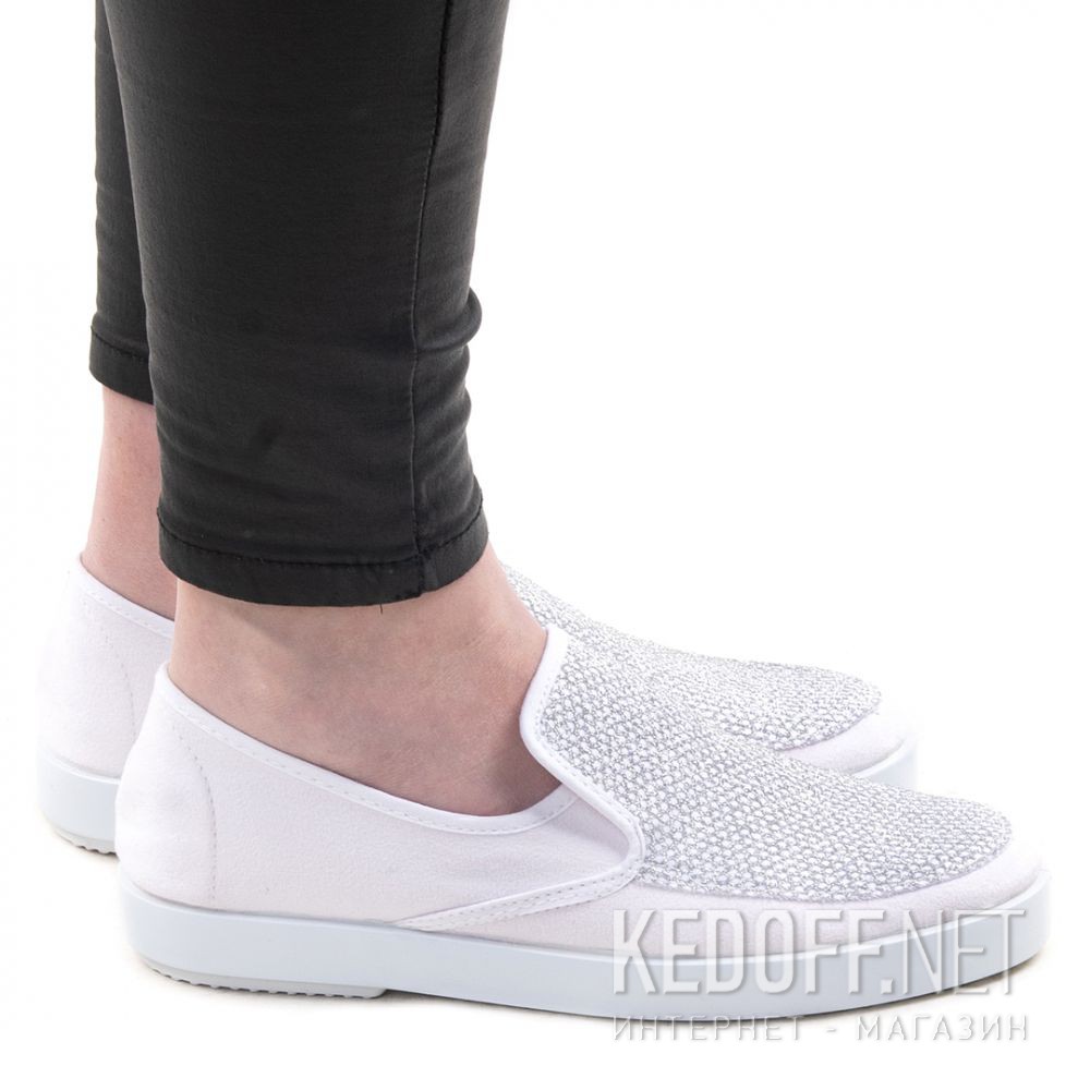 Dostawa Damskie mokasyny Las Espadrillas Blanco FV0582-13 Made in Spain