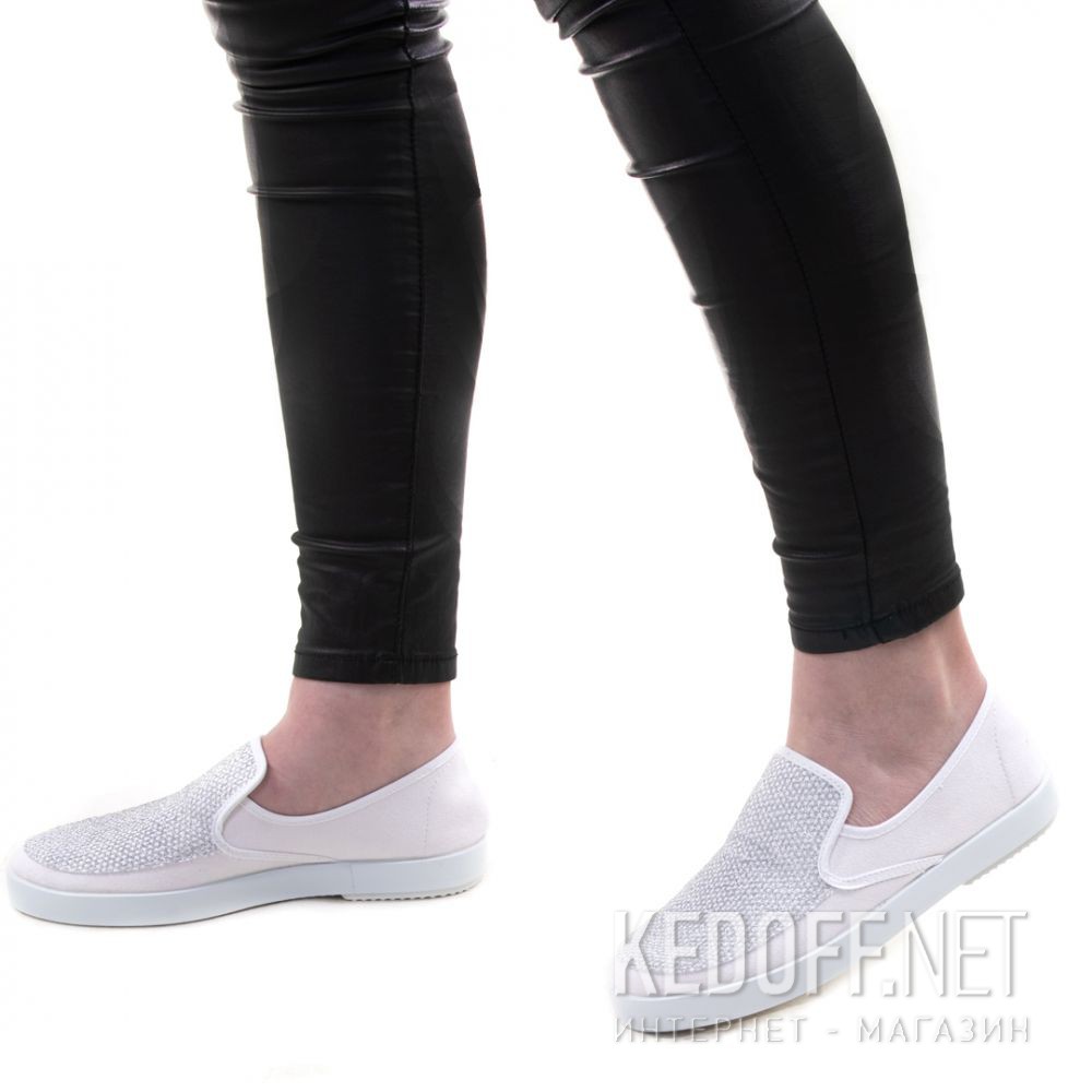 Damskie mokasyny Las Espadrillas Blanco FV0582-13 Made in Spain все размеры