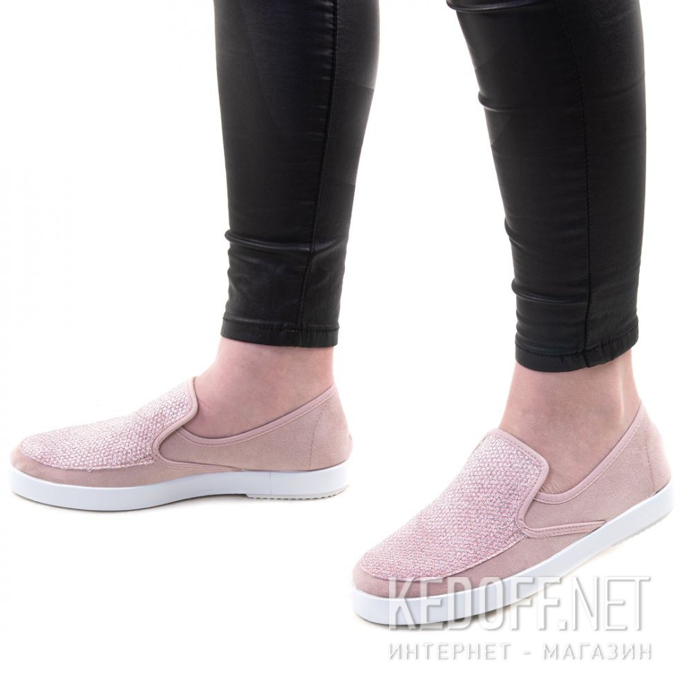Dostawa Damskie mokasyny Las Espadrillas Rosa FV0582-34 Made in Spain