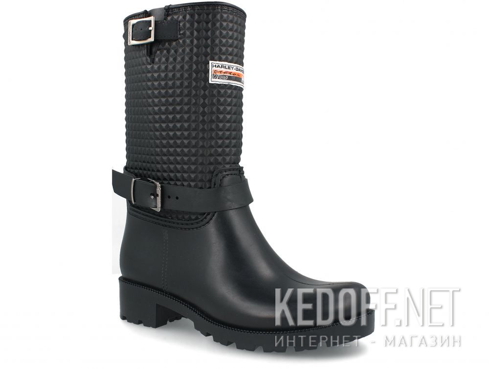 Dodaj do koszyka Damskie gumowe kalosze Harley-Davidson Rain Prınt 101186-27