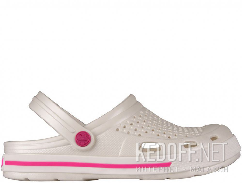 Оригинальные Damskie klapki plazowe Coqui 6402 99 39 00 6413 Pearl/Fuchsia