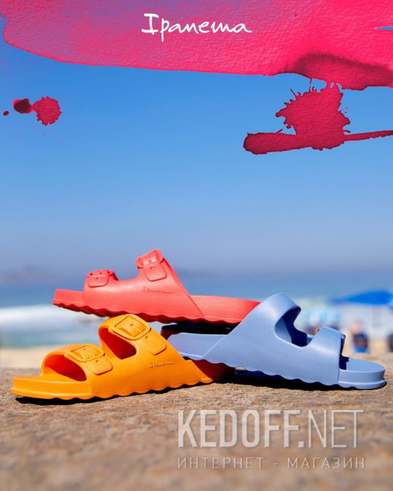 Damskie klapki plazowe Ipanema Duo Day 83704-Be069 все размеры