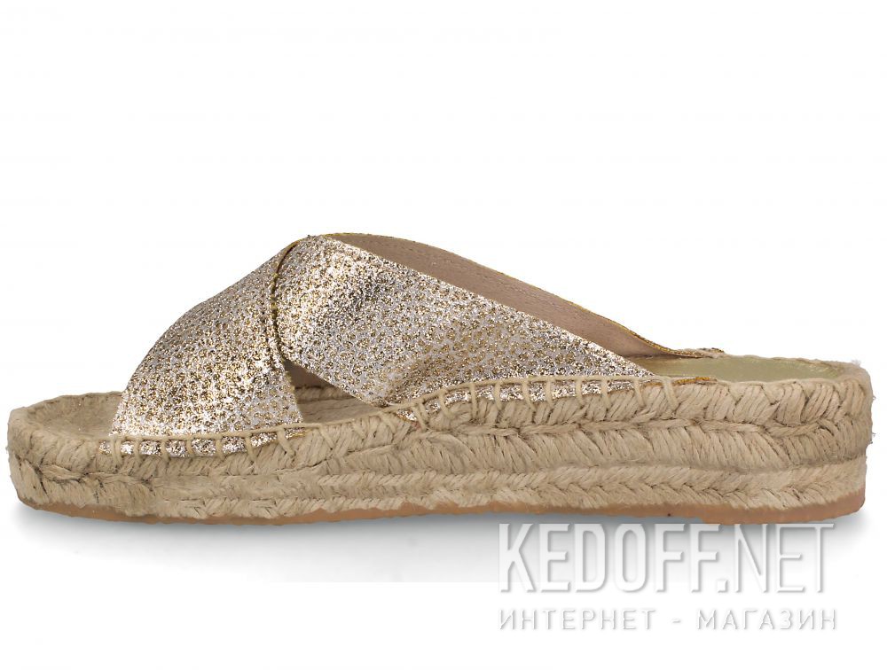 Оригинальные Damskie japonki Las Espadrillas Beige FE0872-1418 Made in Spain